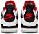 Tênis Nike Air Jordan 4 Retro OG - Fire Red 2020 - Imagem 3