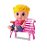 Boneca Bee Hugs Maleta Loira Casinha Com Acessórios - Bee Toys - Imagem 1