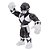Boneco Mega Michties Power Rangers Preto - Hasbro - Imagem 1