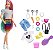 Boneca Barbie Fashion & Beauty Penteado Arco-íris Animal Print Loira - Imagem 1