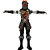 Boneco Articulado Fortnite Skin Molten Battle Hound 30cm - Sunny - Imagem 2