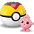 Pokémon + Pokébola Igglybuff Mega Construx Blocos de Montar - Mattel - Imagem 1