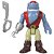 Boneco Imaginext Mundo Aventura Figura Ação Tubarão Pirata XL - Mattel - Imagem 4