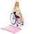 Boneca Barbie Fashionista Cadeira de Rodas Rosa - Mattel - Imagem 2