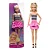 Boneca Barbie Fashionista Loira Blusa Listrada e Saia Rosa - Mattel - Imagem 7