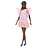Boneca Barbie Fashionistas Vestido Pessêgo - Mattel - Imagem 1