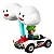 Carrinho Hot Wheels Mario Kart Luigi P-Wing Cloud Glider - Mattel - Imagem 2