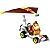 Carrinho Hot Wheels Mario Kart Donkey Kong B-Dasher Super Glider - Imagem 1