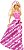 Barbie Princesa Roxa - Mattel - Imagem 3