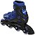 Roller Patins In Line + Capacete + Kit Proteção Tamanho M (30 Ao 33 ) Radical Cor Azul - BLX8 3652 - Imagem 3