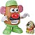 Boneco Mr. Potato Head Veículos Malucos Trem Divertido - Hasbro - Imagem 3