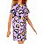 Boneca Barbie Fashion And Beauty Loira Bronzeada Vestido Roxo - Mattel - Imagem 2