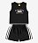 CONJUNTO INFANTIL COM REGATA E SHORTS EM RIBANA E MOLETOM - Imagem 2