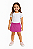 SHORTS SAIA INFANTIL MENINA EM MOLETOM DE ALGODÃO - Imagem 2
