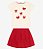 CONJUNTO INFANTIL MENINA BLUSA E SAIA COTTON GLITTER TRICK NICK TAM  10 - Imagem 2
