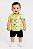 CONJUNTO INFANTIL MENINO COM CAMISA ESTAMPADA E BERMUDA BEBÊ - Imagem 1
