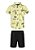 CONJUNTO INFANTIL MENINO COM CAMISA ESTAMPADA E BERMUDA BEBÊ - Imagem 2