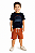 CONJUNTO INFANTIL COM CAMISETA E BERMUDA COM LINHO MENINO - Imagem 1