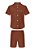 CONJUNTO INFANTIL MENINO COM CAMISA DE MANGA CURTA E BERMUDA - Imagem 2