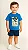 CAMISETA INFANTIL EM MEIA MALHA COM ESTAMPA TUBARÃO "SWIM LIKE A SHARK" - Imagem 1