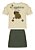 CONJUNTO MENINA COM BLUSA ESTAMPA CAPIVARA E SHORTS SAIA - Imagem 2