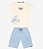 CONJUNTO INFANTIL TRICK NICK EM MEIA MALHA E MOLETINHO DENIM - Imagem 5