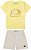 CONJUNTO INFANTIL MASCULINO EM MEIA MALHA COM CAMISETA E BERMUDA - Imagem 2
