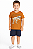 Camiseta Infantil em Meia Malha com Estampa Dinossauro - Imagem 1