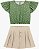 Conjunto Infantil em Piquet com Blusa e Short Saia - Imagem 2