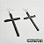 Brincos Black Cross - Imagem 2