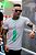 Camiseta Santoyo Masculina Manga Curta Branca Com Detalhes Verde - Imagem 1