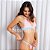 Conjunto Betina - Rosa com azul - Imagem 3