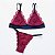 Conjunto Betina - Vinho com preto - Imagem 1