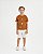 Conjunto Onda Marinha Infantil Camiseta Algodão e Bermuda Moletom - 4 ao 10 - Imagem 1
