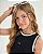 Conjunto Nina Go Cropped Regata Strass e Saia 10 ao 18 - Imagem 2