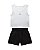 Conjunto Nina Go Cropped Regata e Shorts Moletom 10 ao 18 - Imagem 3