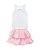 Conjunto Somnii Regata com Laço e Saia Listrada com Shorts 4 ao 12 - Imagem 1