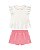 Conjunto Somnii Batinha com Babado e Shorts Moletom P ao 3 - Imagem 4