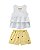 Conjunto Somnii Regata Babado Joaninha Xadrez Bebê P ao G - Imagem 1