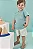 Conjunto Luc.boo Bebê Camiseta Bolso Estampado Bermuda Linho - P ao GG - Imagem 4