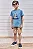 Conjunto Luc.boo Camiseta Barco Bordado e Bermuda Infantil 4 ao 12 - Imagem 1
