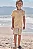Conjunto Luc.boo Infantil Camiseta Logo e Bermuda Moletom Linho 4 ao 12 - Imagem 1
