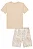 Conjunto Luc.boo Infantil Camiseta Logo e Bermuda Moletom Linho 4 ao 12 - Imagem 3