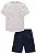 Conjunto Luc.boo Camisa Barcos Algodão Linho + Bermuda Serja 4 ao 10 - Imagem 3