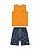 Conjunto Onda Marinha regata minimalista e bermuda d’água estampada 4 ao 10 - Imagem 6