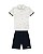 Conjunto Onda Marinha camiseta gola polo estampada e bermuda moletom 4 ao 10 - Imagem 5