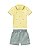 Conjunto Infantil Onda Marinha Piquet Estampado com Bermuda P ao 3 - Imagem 6