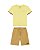 Conjunto Onda Marinha infantil camiseta bordada e bermuda moletom 4 ao 12 - Imagem 4