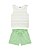 Conjunto Nina Go Regata Cropped Listrada e Shorts Moletom 14 ao 18 - Imagem 4