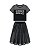 Conjunto Nina Go Blusinha Manga Curta e Saia Midi Telinha 6 ao 14 - Imagem 1